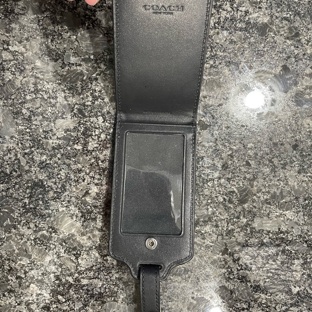 Coach luggage tag. Never used. Mint condition. Smoke free and pet free home. - Picture 2 of 2